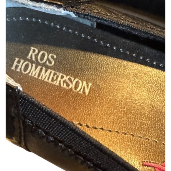 Ros Hommerson Black Patent Leather Womens Flats Size 6 Narrow - Picture 7 of 9